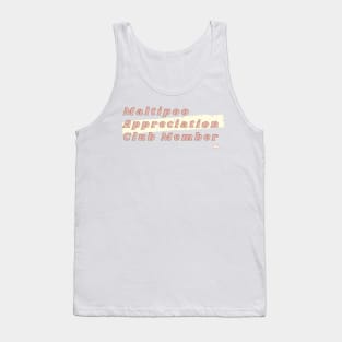 Maltipoo Lover Club Tank Top